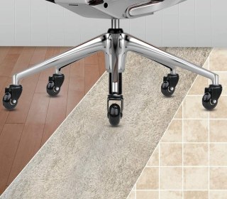 KOMPLET 5X KÓŁKA KAUCZUKOWE RICKY DO FOTELI I KRZESEŁ