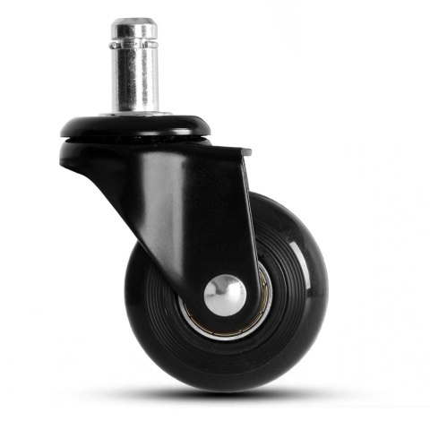 KOMPLET 5X KÓŁKA KAUCZUKOWE RICKY DO FOTELI I KRZESEŁ