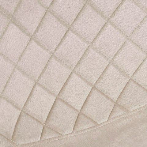 KRZESŁO WELUROWE ORLANDO VELVET BEŻOWE