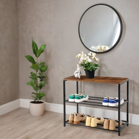 LOFTOWY STOJAK NA BUTY STELLA 3 POZIOMY