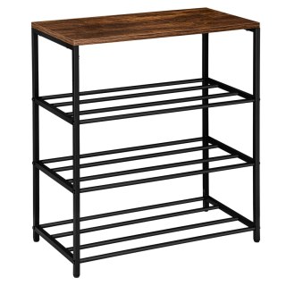 LOFTOWY STOJAK NA BUTY STELLA 4 POZIOMY