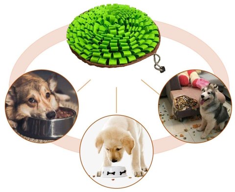 MATA WĘCHOWA NA PRZYSMAKI SNIFFER ROZKŁADANA ZIELONA