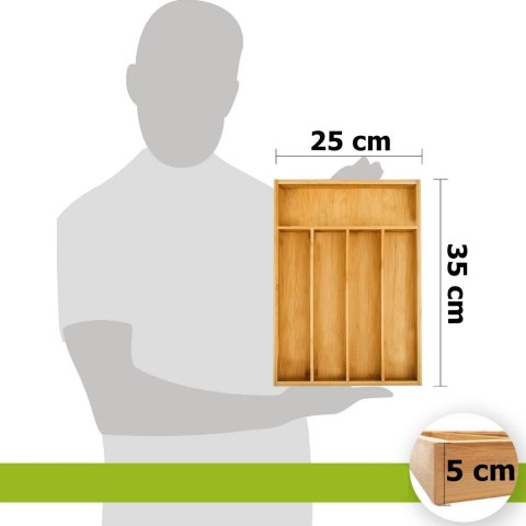 ORGANIZER NA SZTUĆCE BAMBUSOWY GAEL