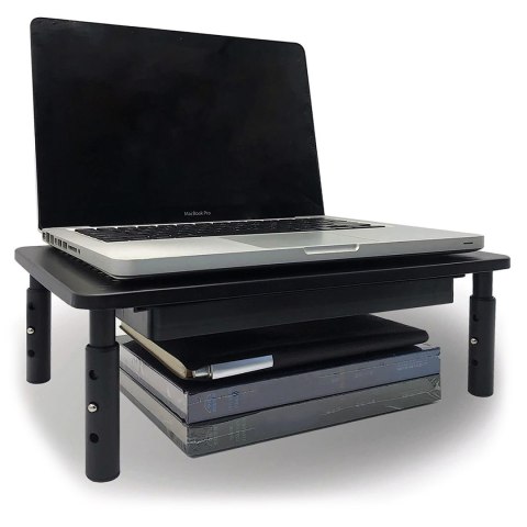 PODSTAWKA POD MONITOR LAPTOP NANKIN CZARNA + SZUFLADA
