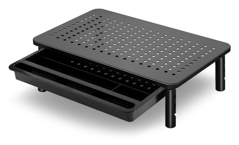 PODSTAWKA POD MONITOR LAPTOP NANKIN CZARNA + SZUFLADA