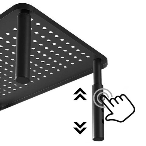 PODSTAWKA POD MONITOR LAPTOP NANKIN CZARNA + SZUFLADA