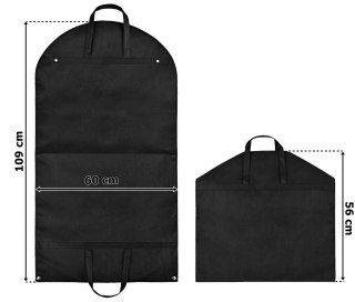 POKROWIEC NA UBRANIA CERTO CZARNY