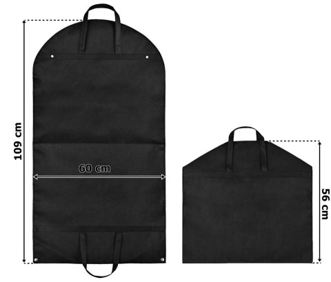 POKROWIEC NA UBRANIA CERTO CZARNY