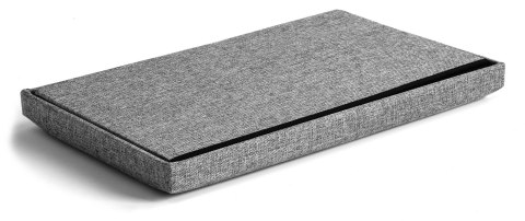 PUFA SKŁADANA MATERIAŁOWA DIEGO SZARY ROZMIAR XL