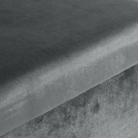 PUFA SKŁADANA WELUROWA DIEGO GRAFITOWY VELVET ROZMIAR L