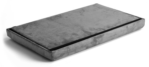 PUFA SKŁADANA WELUROWA DIEGO GRAFITOWY VELVET ROZMIAR XL