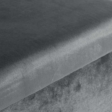 PUFA SKŁADANA WELUROWA DIEGO GRAFITOWY VELVET ROZMIAR M