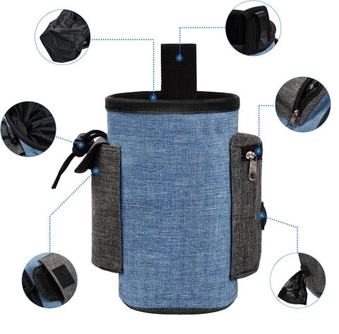 SASZETKA NA PRZYSMAKI DLA PSA MAILO NIEBIESKA