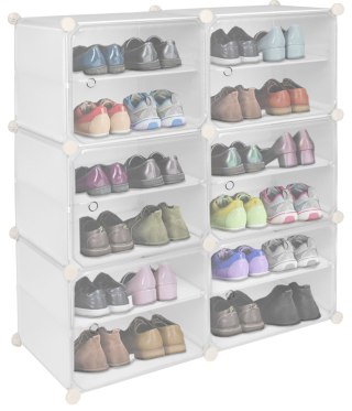 SZAFKA MODUŁOWA NA BUTY PETRA BIAŁA