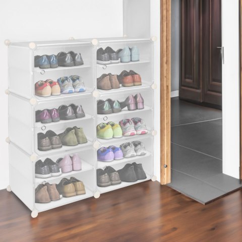 SZAFKA MODUŁOWA NA BUTY PETRA BIAŁA