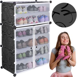 SZAFKA MODUŁOWA NA BUTY RAKIA CZARNA