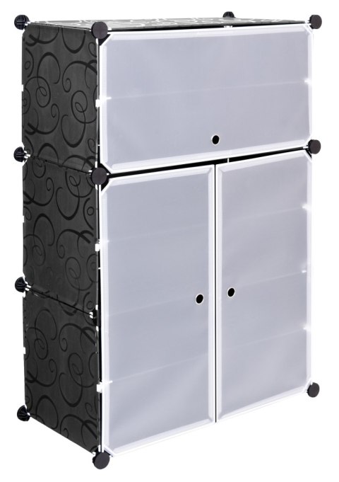 SZAFKA MODUŁOWA NA BUTY RAKIA CZARNA