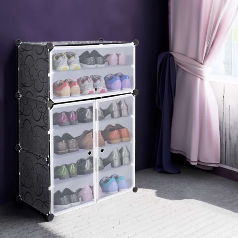 SZAFKA MODUŁOWA NA BUTY RAKIA CZARNA