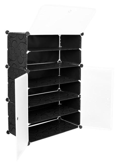 SZAFKA MODUŁOWA NA BUTY RAKIA CZARNA