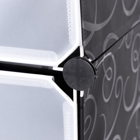 SZAFKA MODUŁOWA NA BUTY RAKIA CZARNA