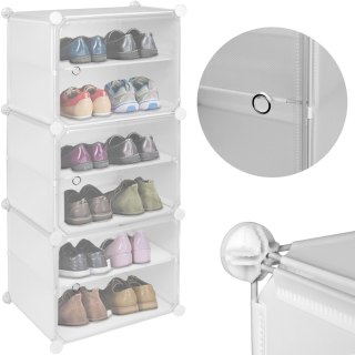 SZAFKA NA BUTY MODUŁOWA GARDEROBA POLA BIAŁA