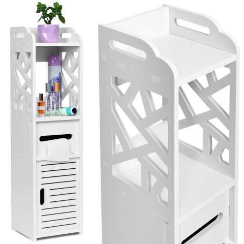 SZAFKA STOJĄCA DO ŁAZIENKI MALTA BIAŁA