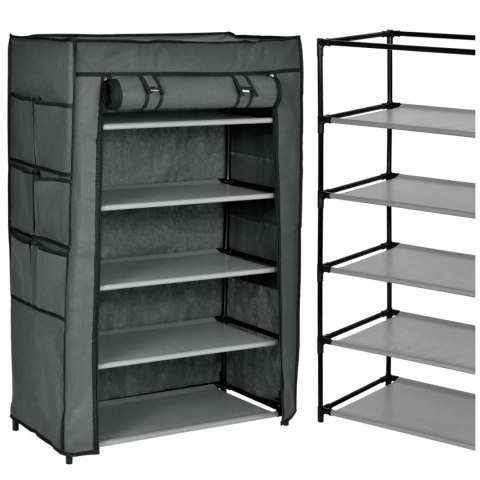 SZAFKA TEKSTYLNA NA BUTY MONA ANTRACYT