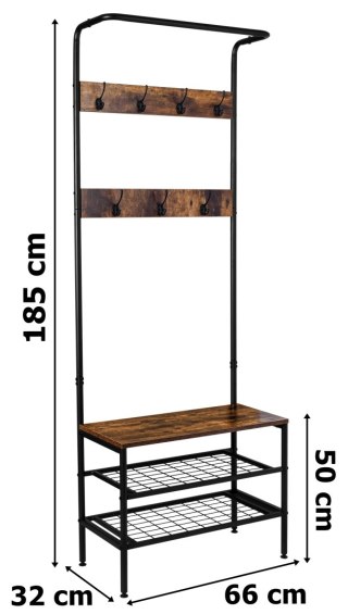WIESZAK LOFTOWY DO PRZEDPOKOJU ODRYS