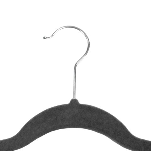 WIESZAK WELUROWY MAXI KOMPLET 5 SZT GRAFITOWY