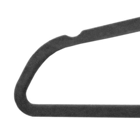 WIESZAK WELUROWY MAXI KOMPLET 60 SZT GRAFITOWY