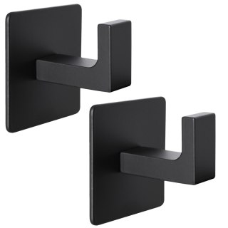 ZESTAW 2 WIESZAKÓW Z ALUMINIUM KSANTI CZARNY