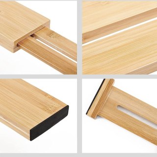 ZESTAW 4 PRZEGRÓD BAMBUSOWYCH KOMPLET DO SZUFLADY RITA