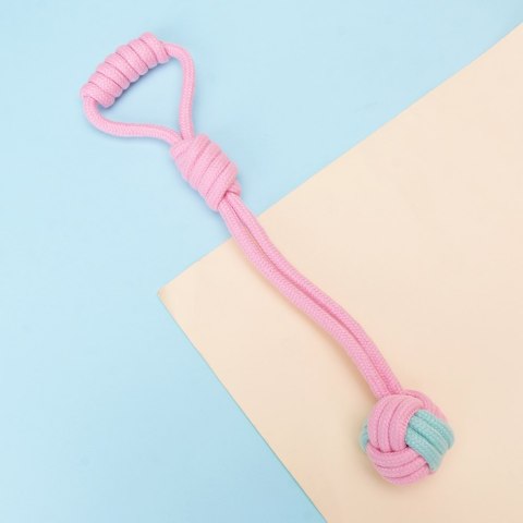 ZESTAW 7 ZABAWEK DLA PSA PINKY SZARPAKI RÓŻOWE