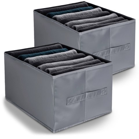 ZESTAW DWÓCH ORGANIZERÓW LIAM GRAFITOWY