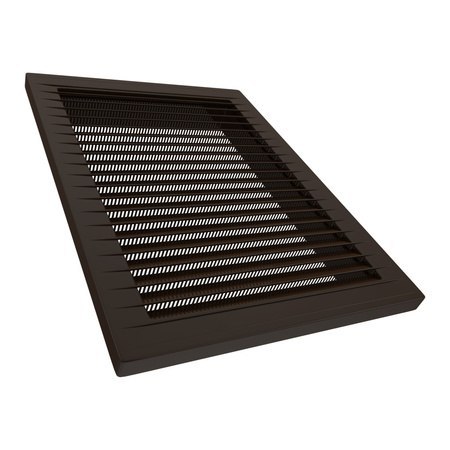 KRATKA METALOWA SKOŚNA Z SIATKĄ 14*21CM BRĄZ KRATKA METALOWA SKOŚNA Z SIATKĄ 14*21CM BRĄZ