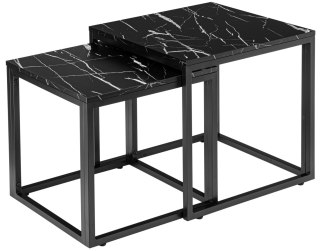 Stoliki kawowe PRAVEN CZARNY MARMUR