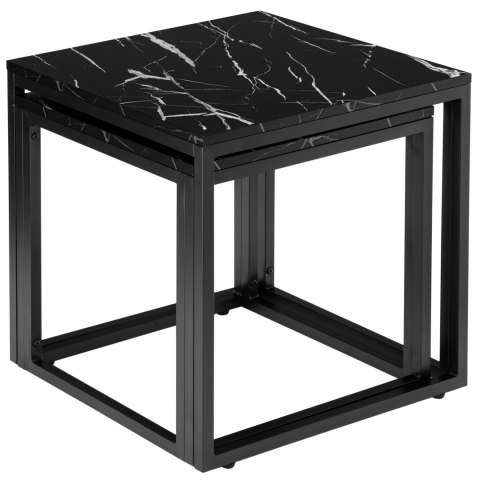 Stoliki kawowe PRAVEN CZARNY MARMUR