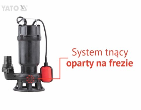 POMPA DO ŚCIEKÓW 750W Z ROZDRABNIACZEM POMPA DO ŚCIEKÓW 750W Z ROZDRABNIACZEM