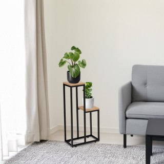 Kwietnik stojący czarny HAZEL CRAFT