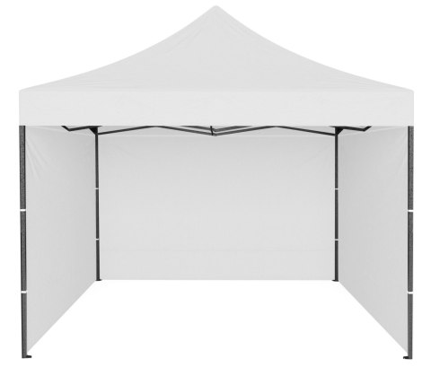 Pawilon handlowy ekspresowy 3x3 m 3 ściany biały