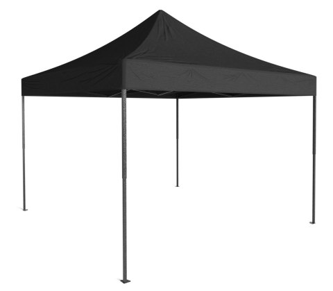 Pawilon handlowy ekspresowy 3x3 m 3 ściany czarny