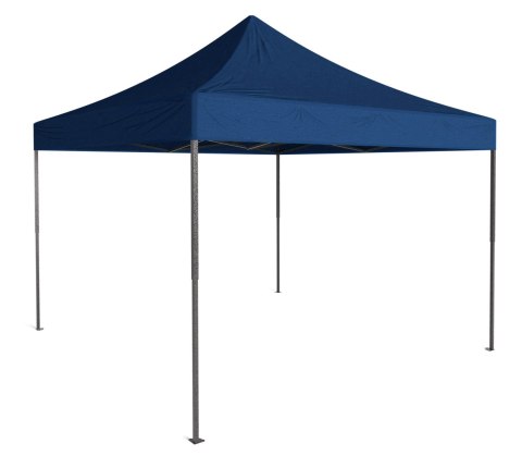 Pawilon handlowy ekspresowy 3x3 m 3 ściany niebieski