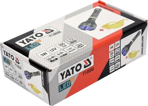 ZESTAW LATARKA UV AKUMULATOROWA 3W + OKULARY ZESTAW LATARKA UV AKUMULATOROWA 3W + OKULARY