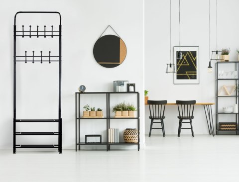 Wieszak na ubrania +szafka regał półka na buty ModernHome Wieszak na ubrania +szafka regał półka na buty ModernHome