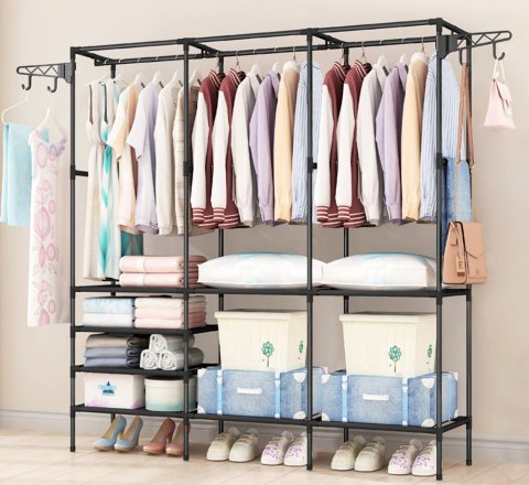 GARDEROBA SYNTIA Z 8 PÓŁKAMI