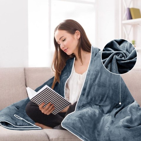 KOC ELEKTRYCZNY GRZEWCZY FRODO NIEBIESKI 180X160 CM