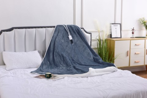 KOC ELEKTRYCZNY GRZEWCZY FRODO NIEBIESKI 180X160 CM