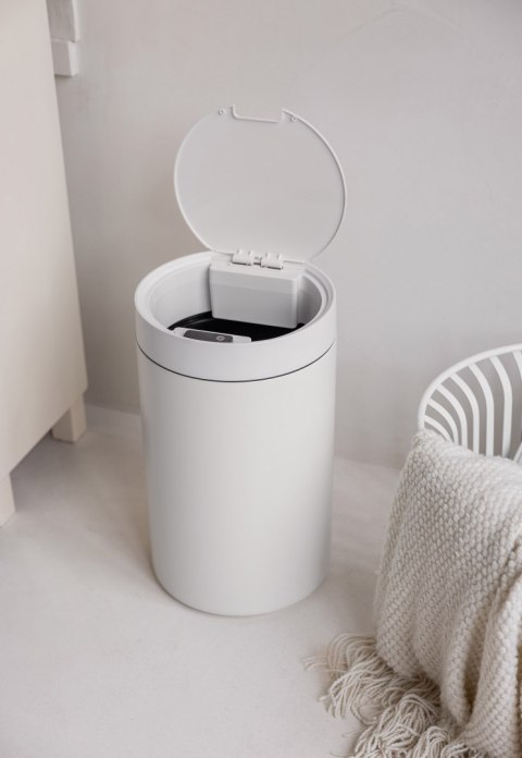 KOSZ NA ŚMIECI AUTOMATYCZNY JUNK BIAŁY