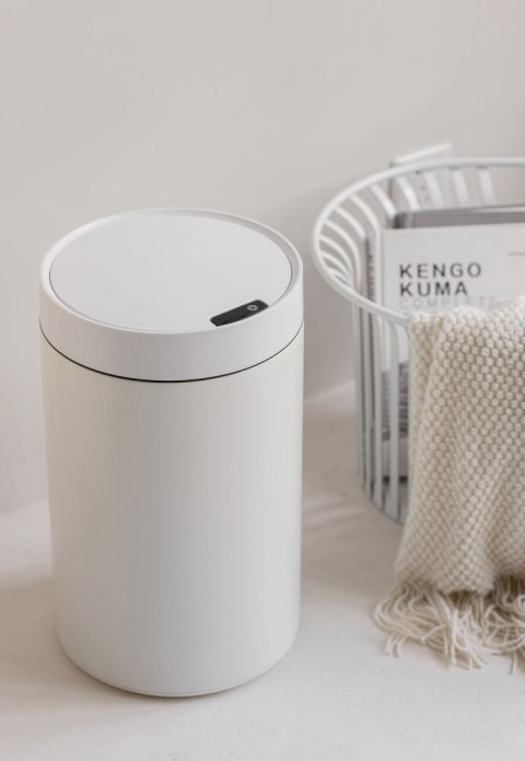 KOSZ NA ŚMIECI AUTOMATYCZNY JUNK BIAŁY