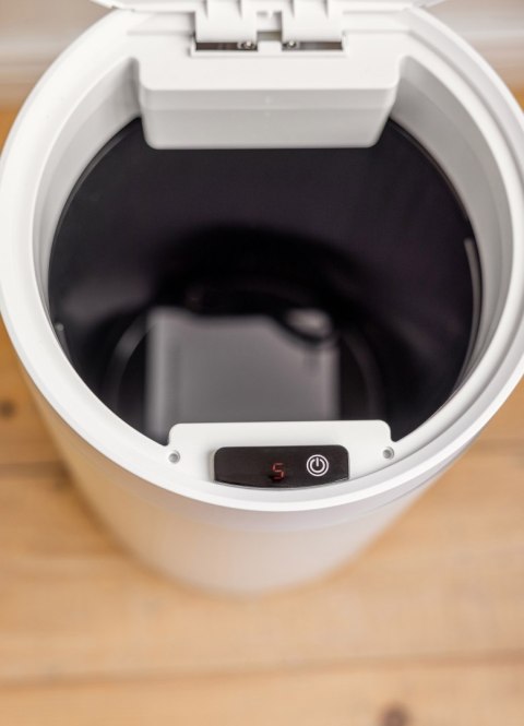 KOSZ NA ŚMIECI AUTOMATYCZNY JUNK BIAŁY